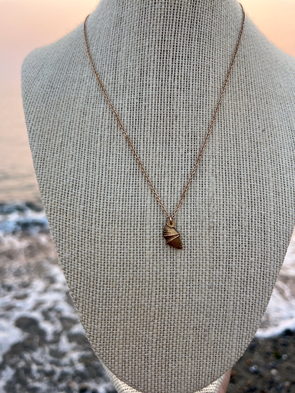 Sparrow & Lilly Butterfly Stone Necklace π¦ petite - Bronze