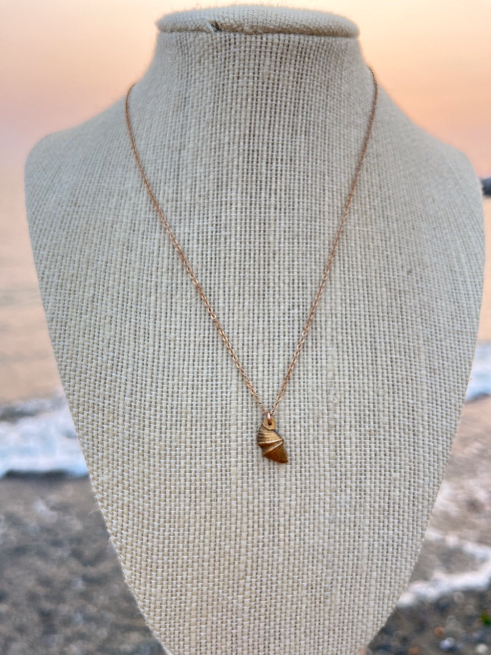 Sparrow & Lilly Butterfly Stone Necklace π¦ petite - Bronze