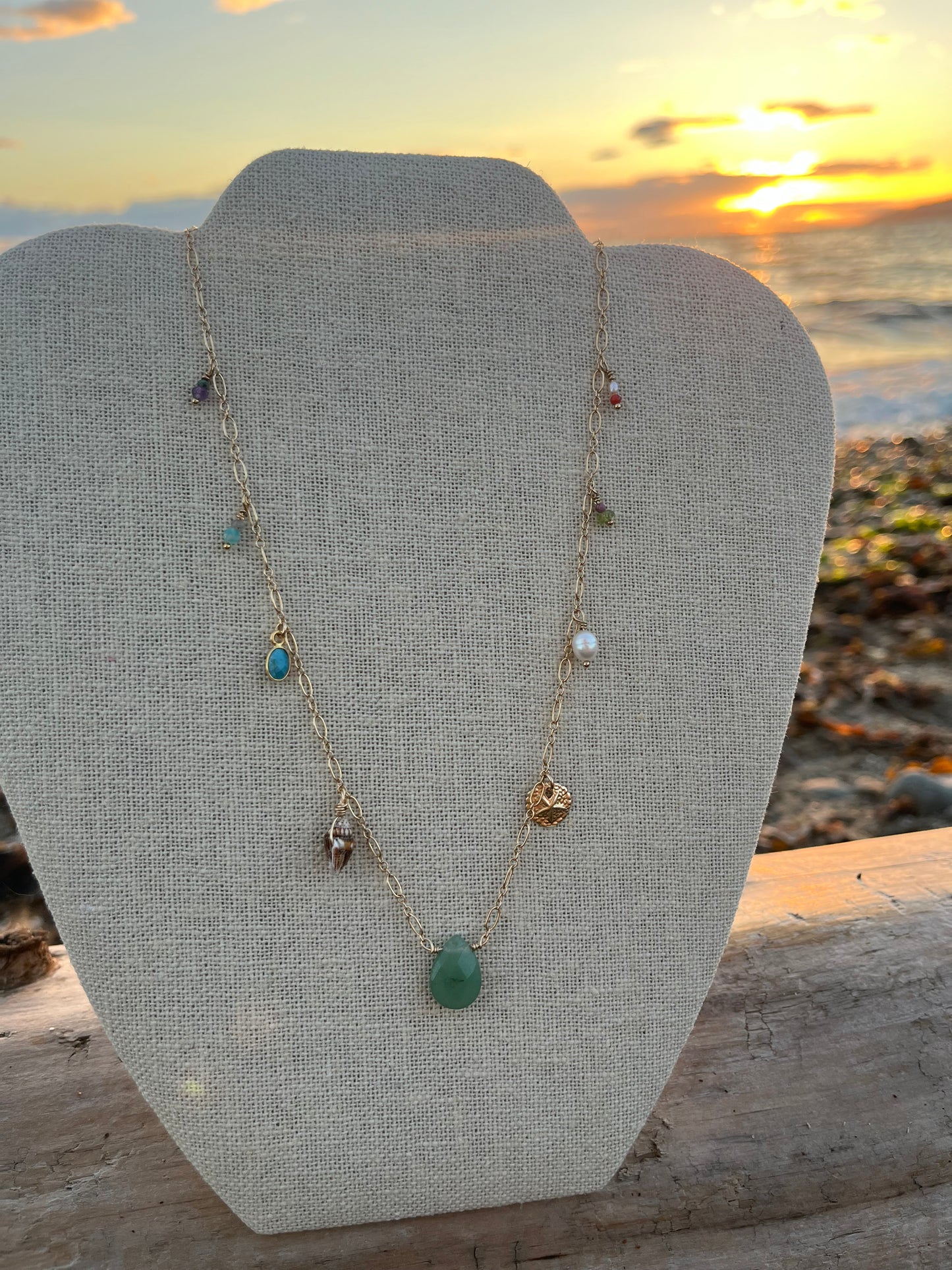 Sparrow & Lilly Aloha Charm Necklace