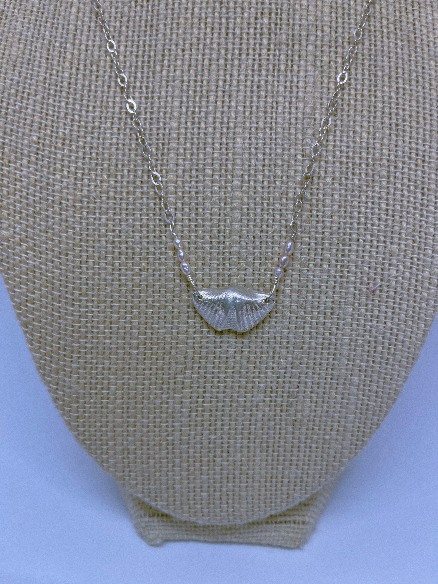 Sparrow & Lilly Butterfly Stone Necklace π¦ medium - Sterling Silver