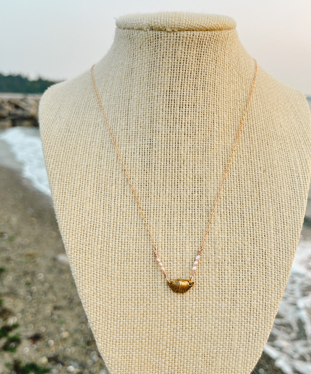 Sparrow & Lilly Butterfly Stone Necklace π¦ petite - Bronze