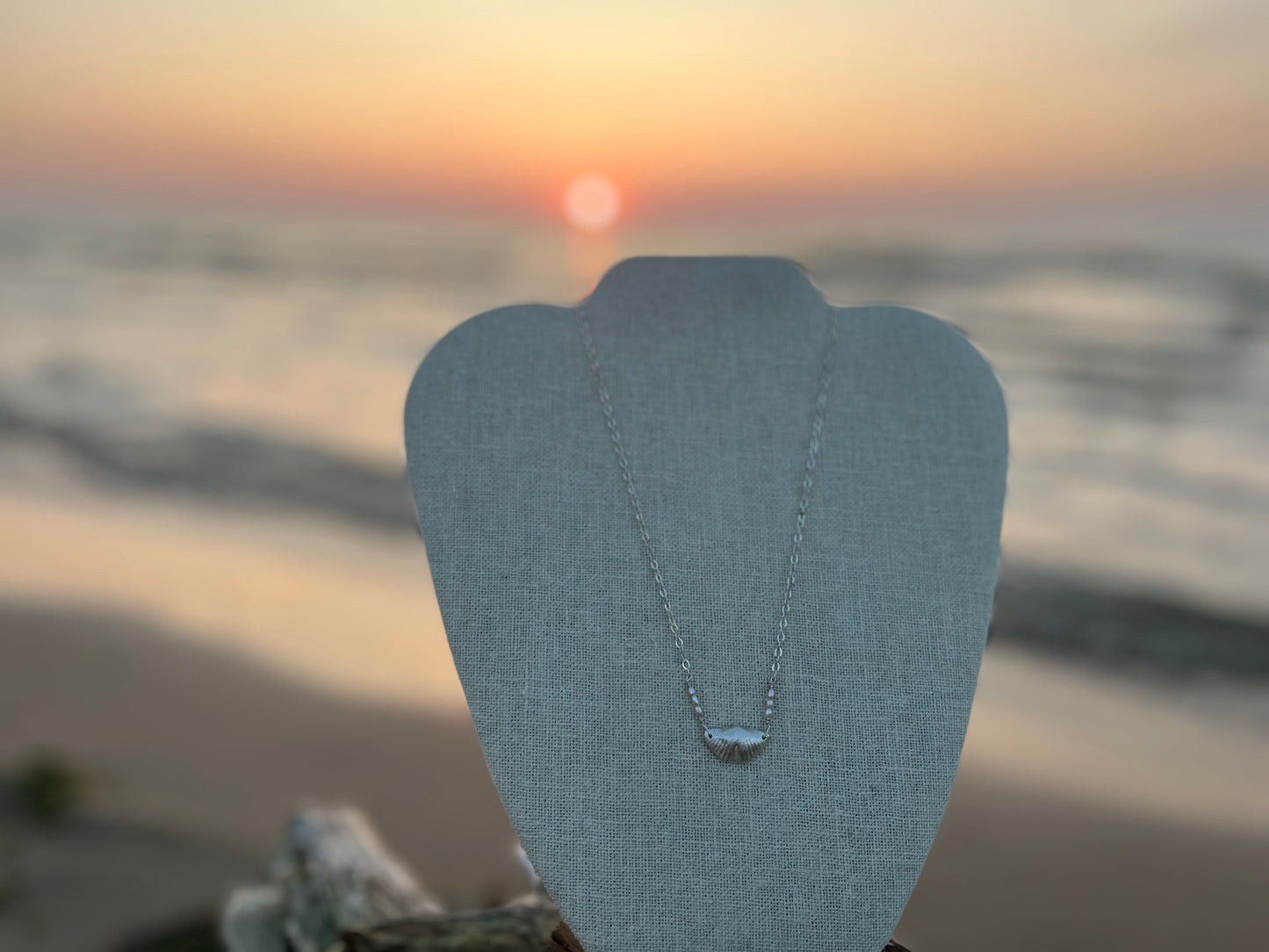 Sparrow & Lilly Butterfly Stone Necklace π¦ medium - Sterling Silver