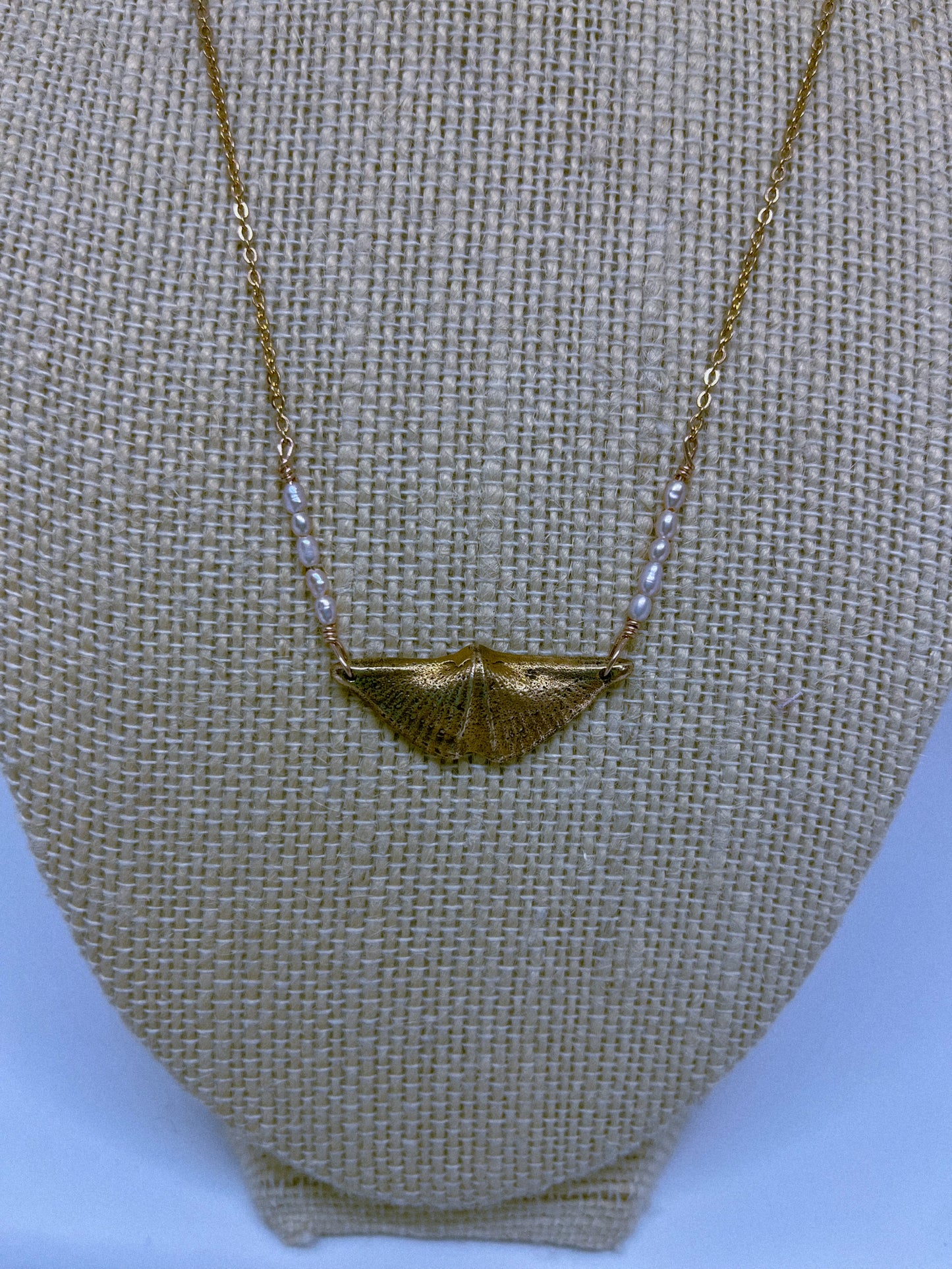 Sparrow & Lilly Butterfly Stone Necklace π¦ large - Bronze