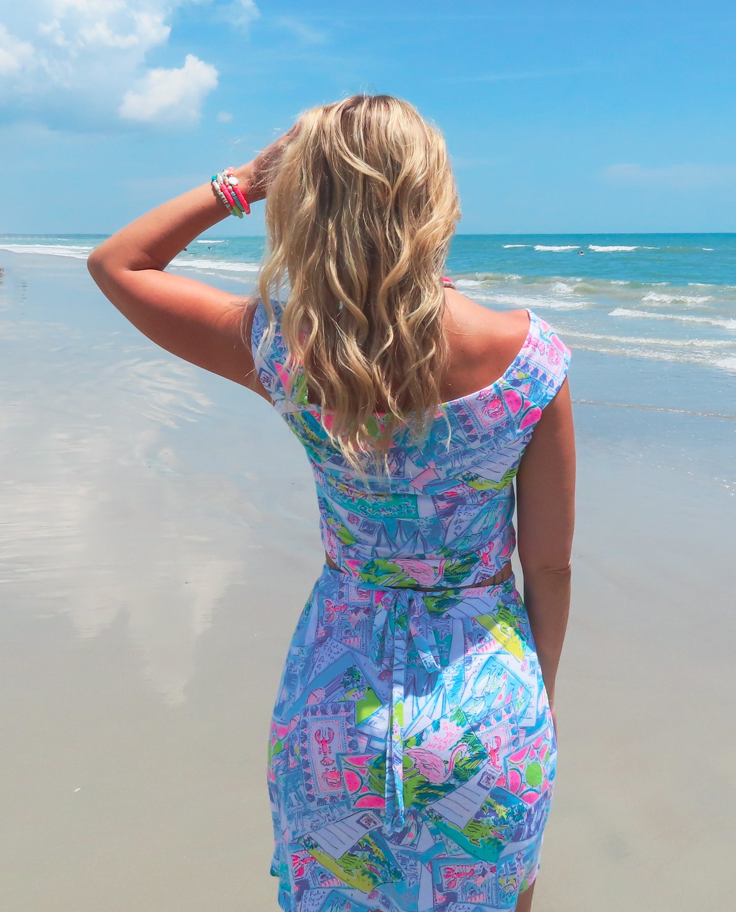 Sparrow & Lilly Summer Brights Florida Postcard Matching Set π¦©π΄
