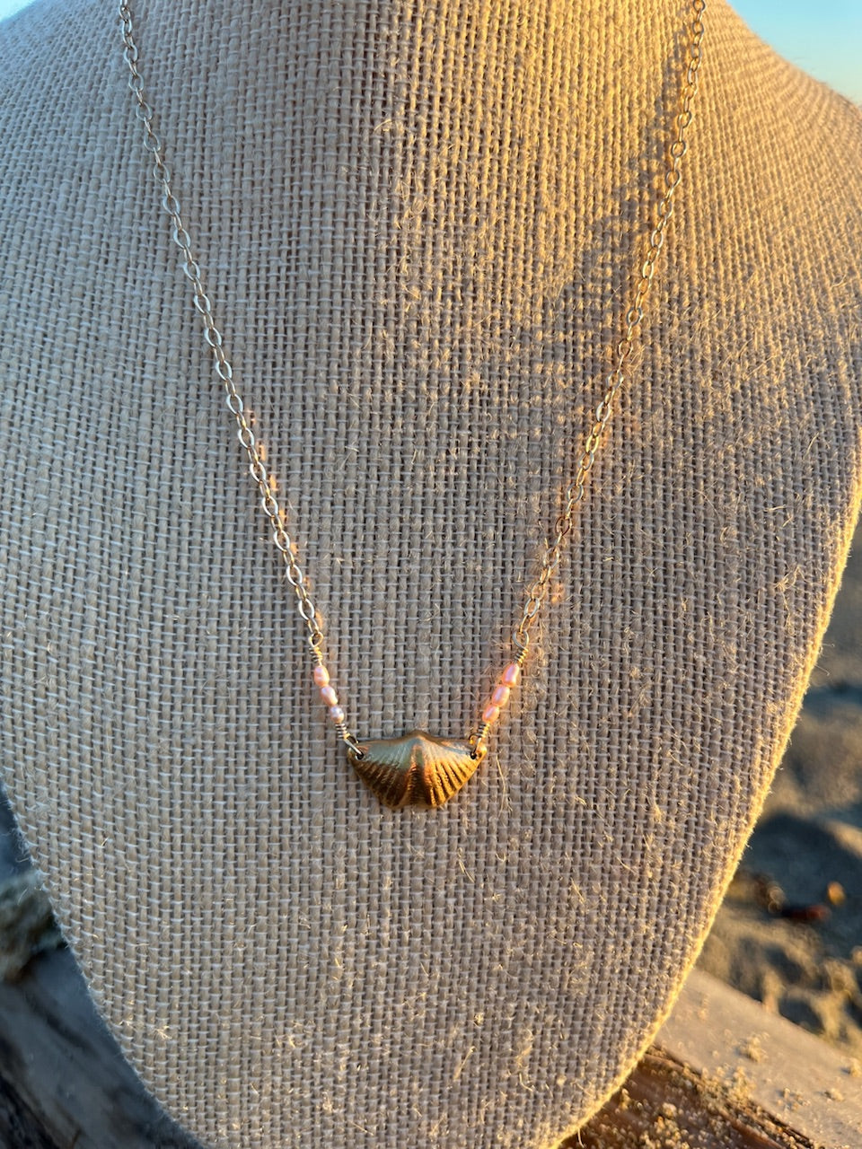 Sparrow & Lilly Butterfly Stone Necklace π¦ medium - 14K Gold Vermeil
