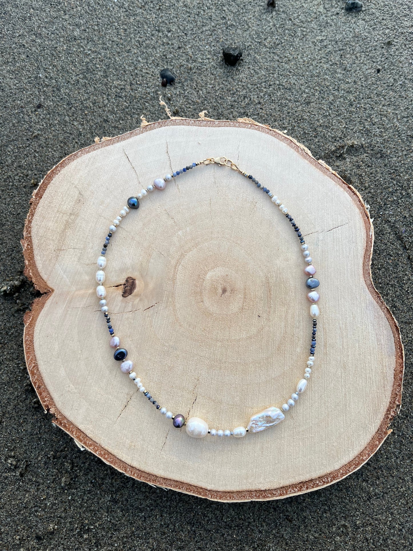 Pearls of Paradise Necklace - Tahitian Black Pearl