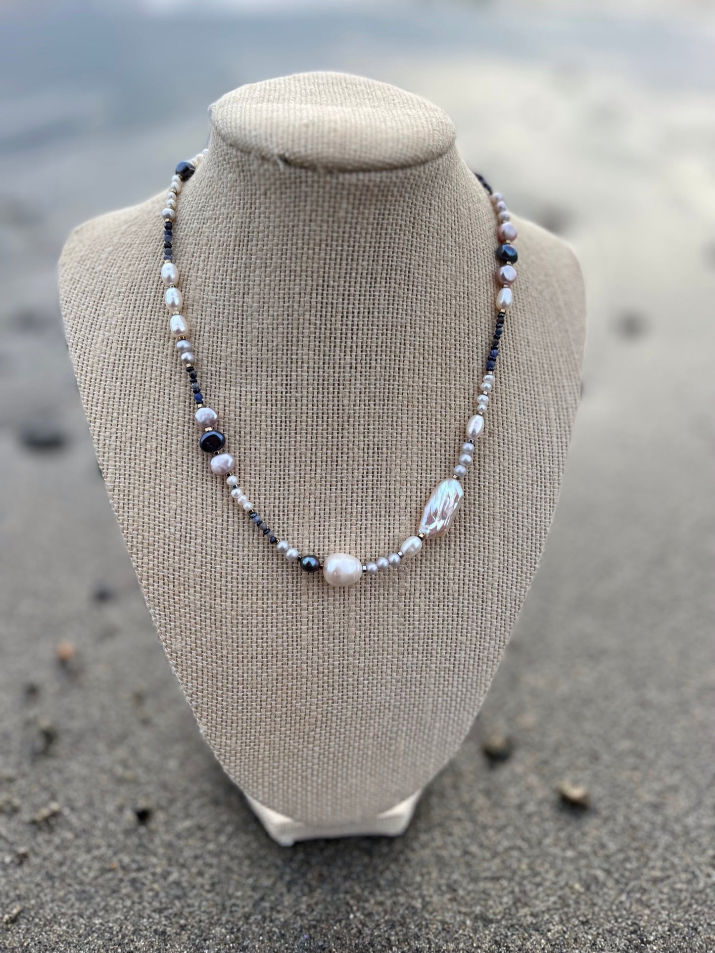 Pearls of Paradise Necklace - Tahitian Black Pearl