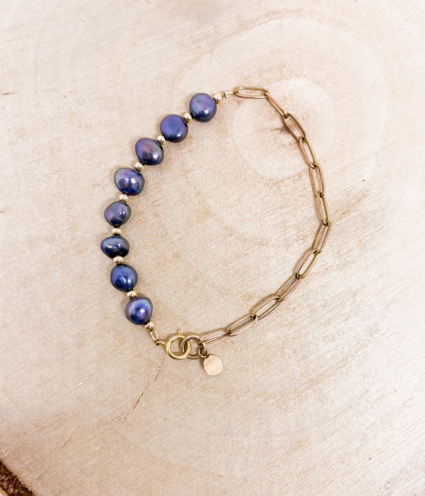 Pearls of Paradise Bracelet - Tahitian Black Pearl