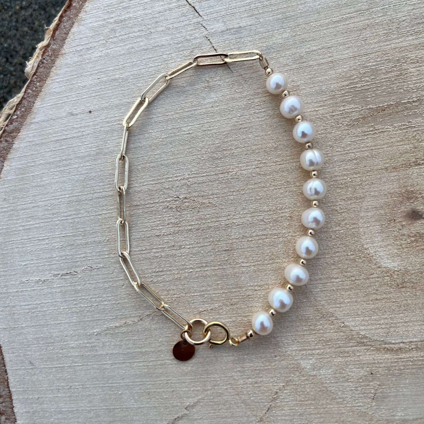 Pearls of Paradise Bracelet - Champagne