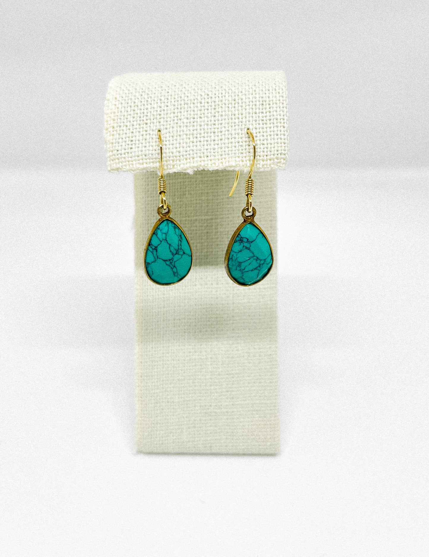 Sparrow & Lilly Turquoise Waters Drop Earrings