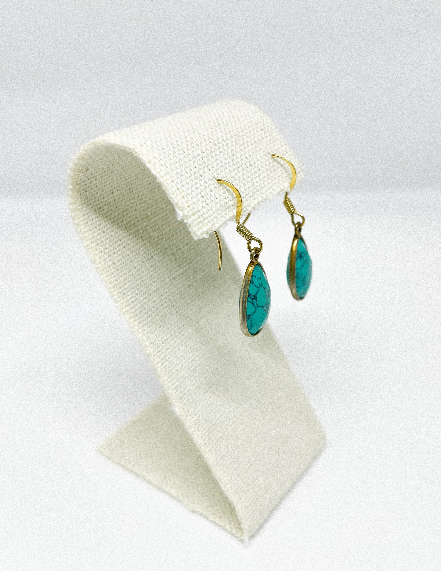 Sparrow & Lilly Turquoise Waters Drop Earrings