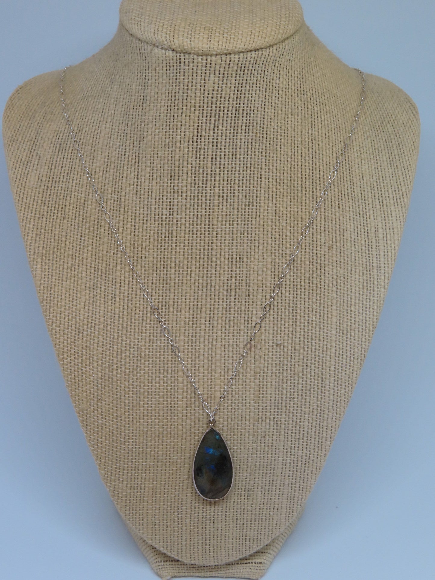 Sparrow & Lilly Sterling Silver and Labradorite Necklace