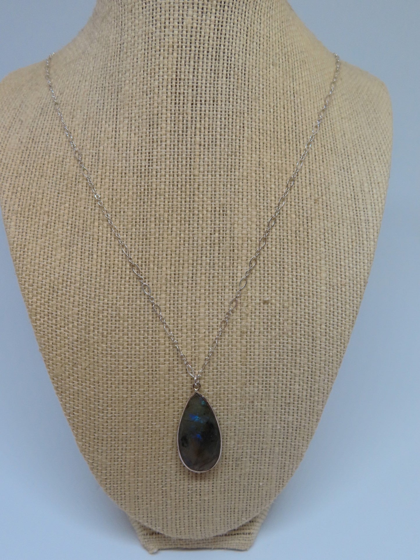 Sparrow & Lilly Sterling Silver and Labradorite Necklace