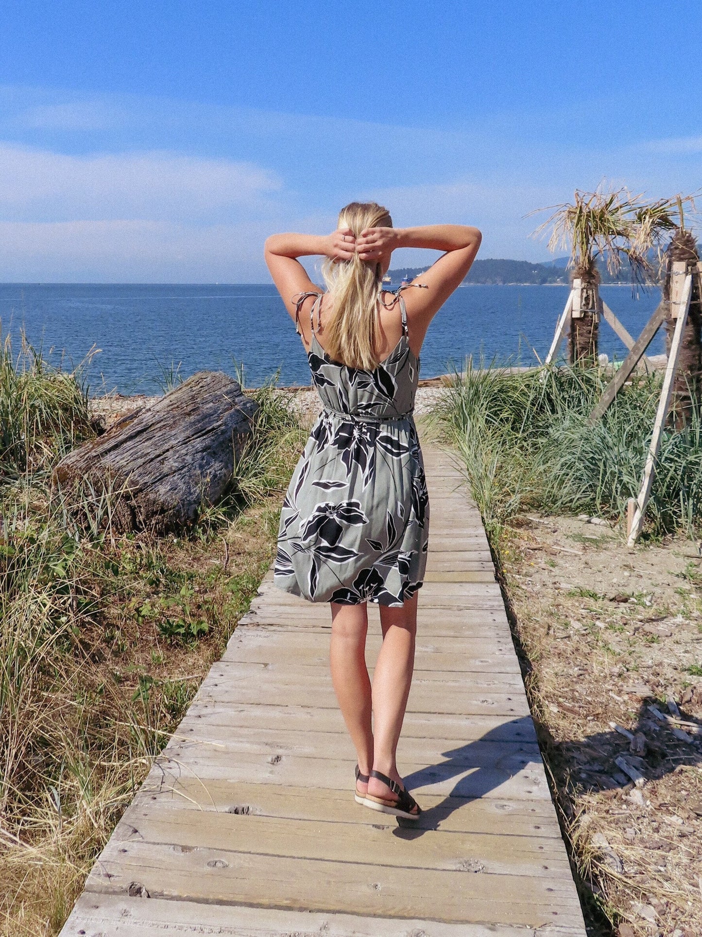 Sparrow & Lilly O’ahu Tropical Wrap Dress