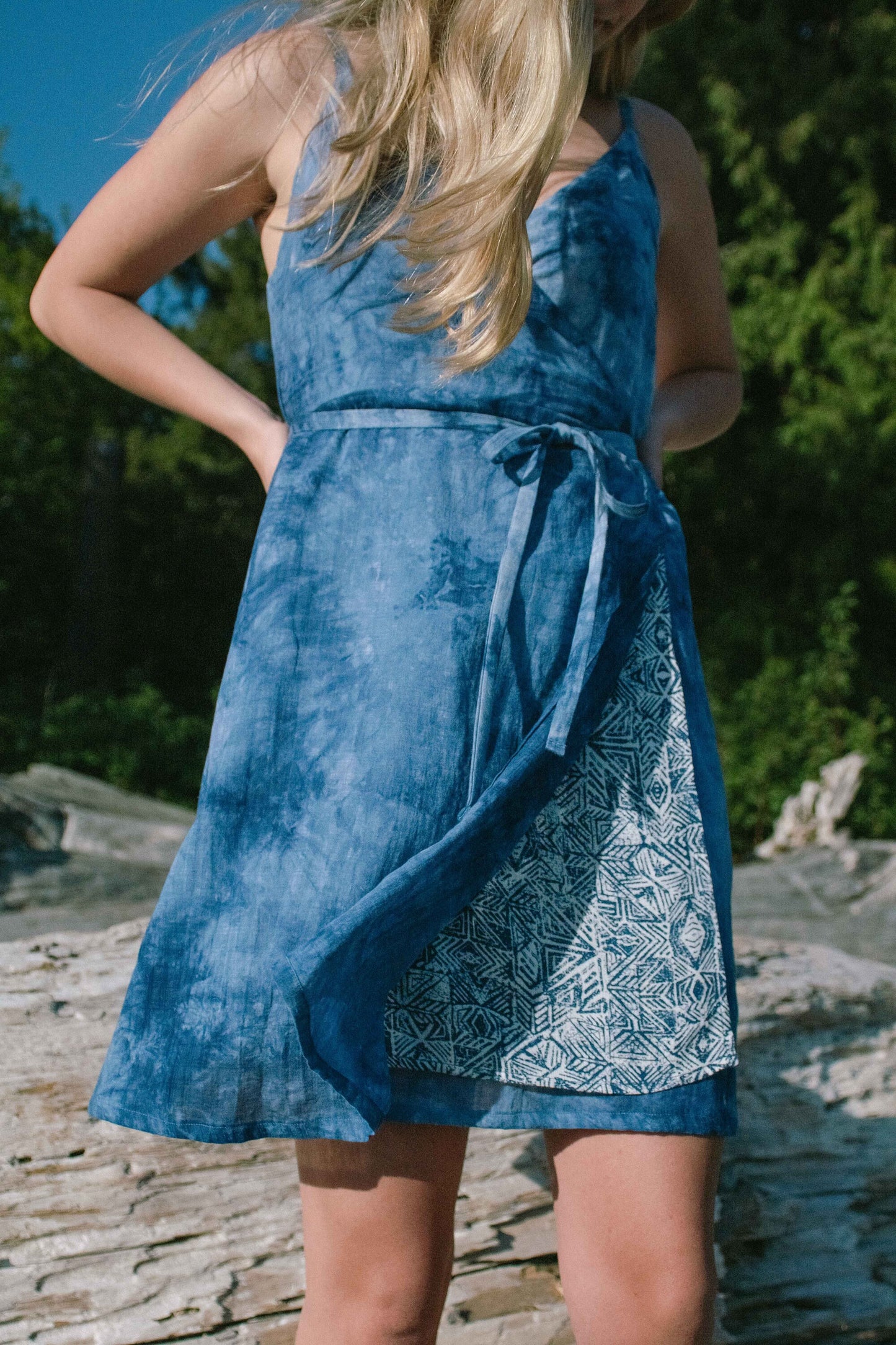 Sparrow & Lilly Tidal Wave Wrap Dress