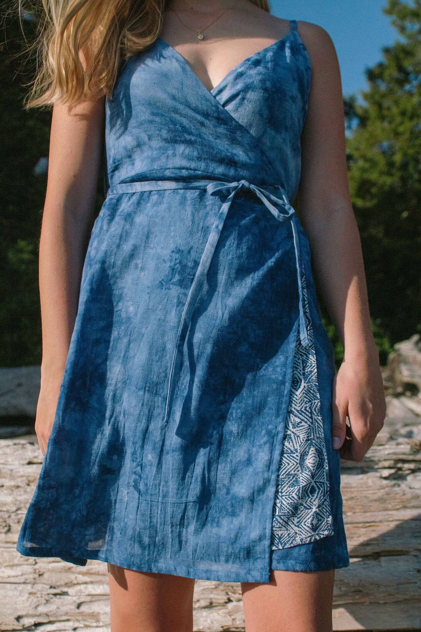 Sparrow & Lilly Tidal Wave Wrap Dress