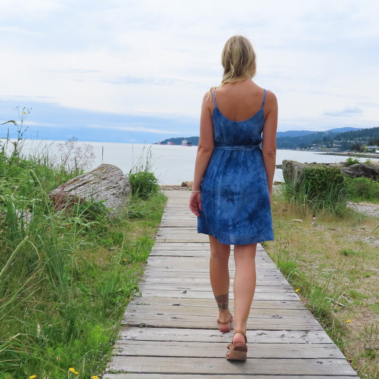 Sparrow & Lilly Tidal Wave Wrap Dress