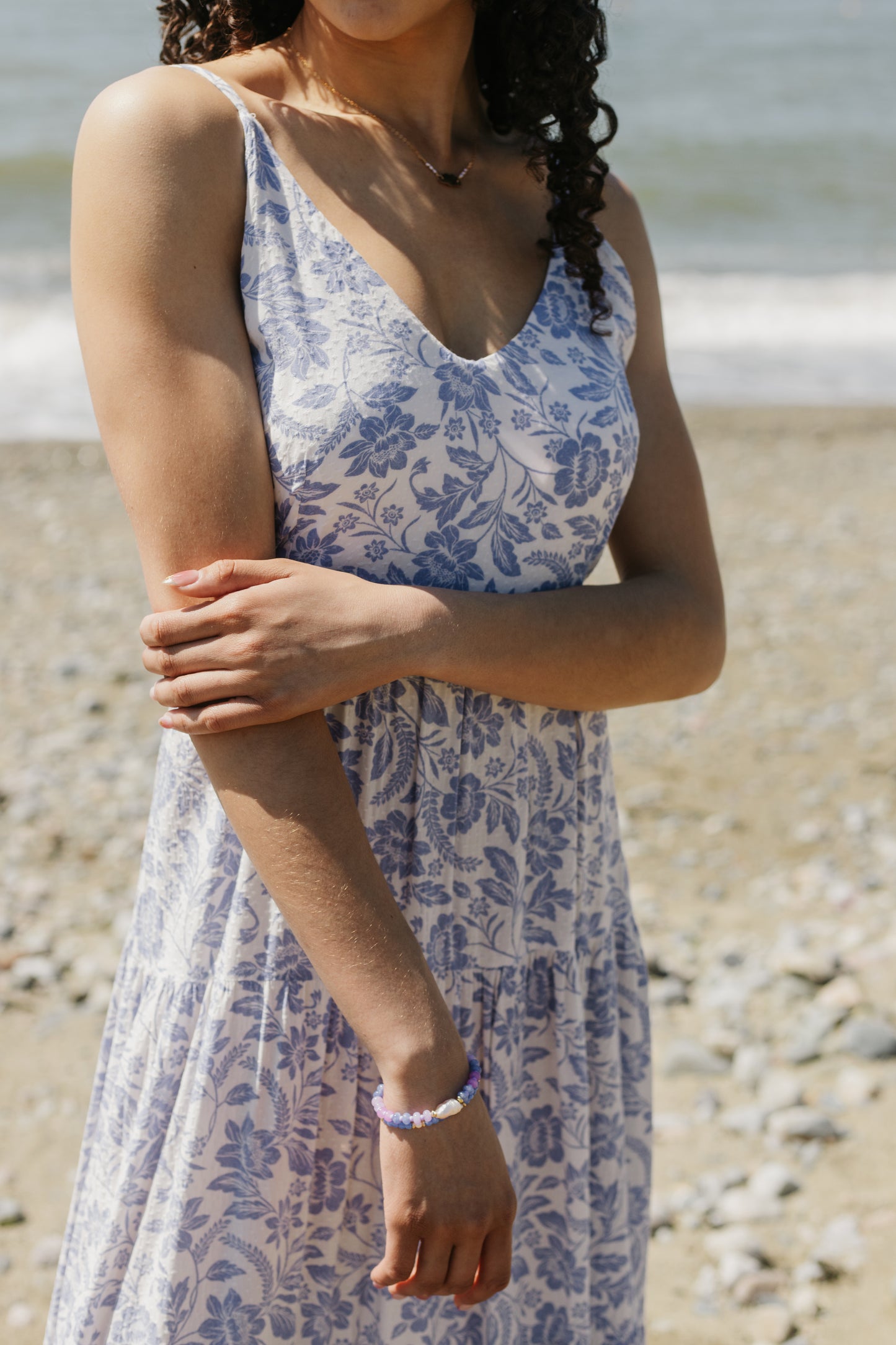 Sparrow & Lilly Coastal Pearl Jade Bracelet