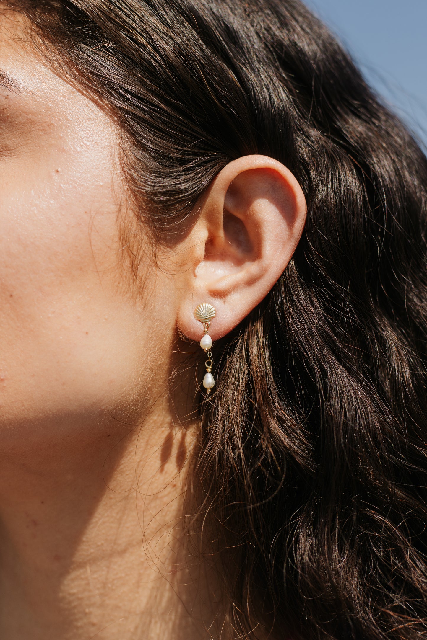 Sparrow & Lilly Tahiti Earrings - Pearl Drop