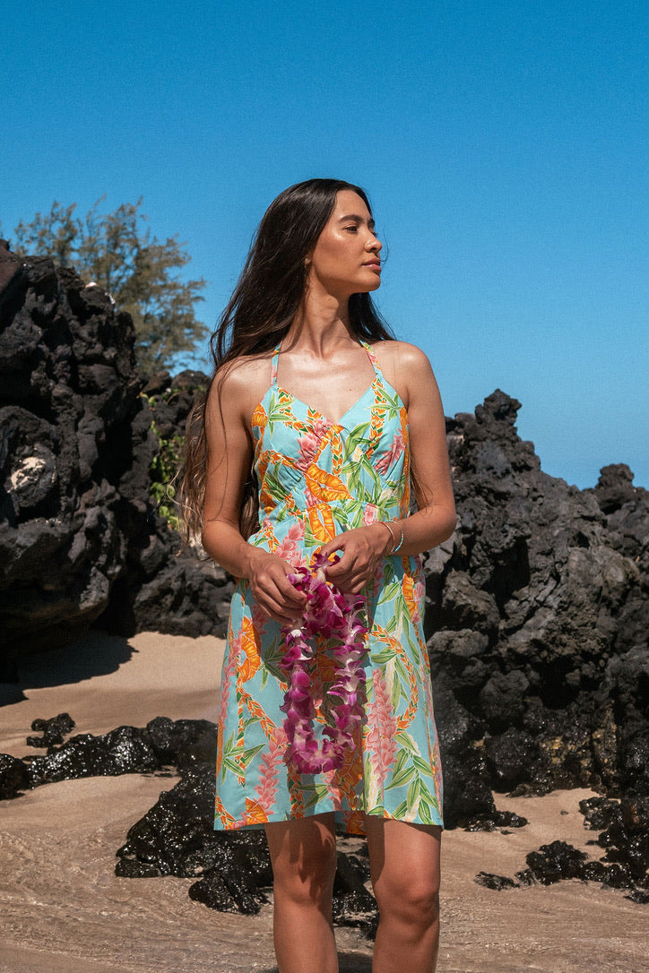 Sparrow & Lilly Aloha Halter Dress