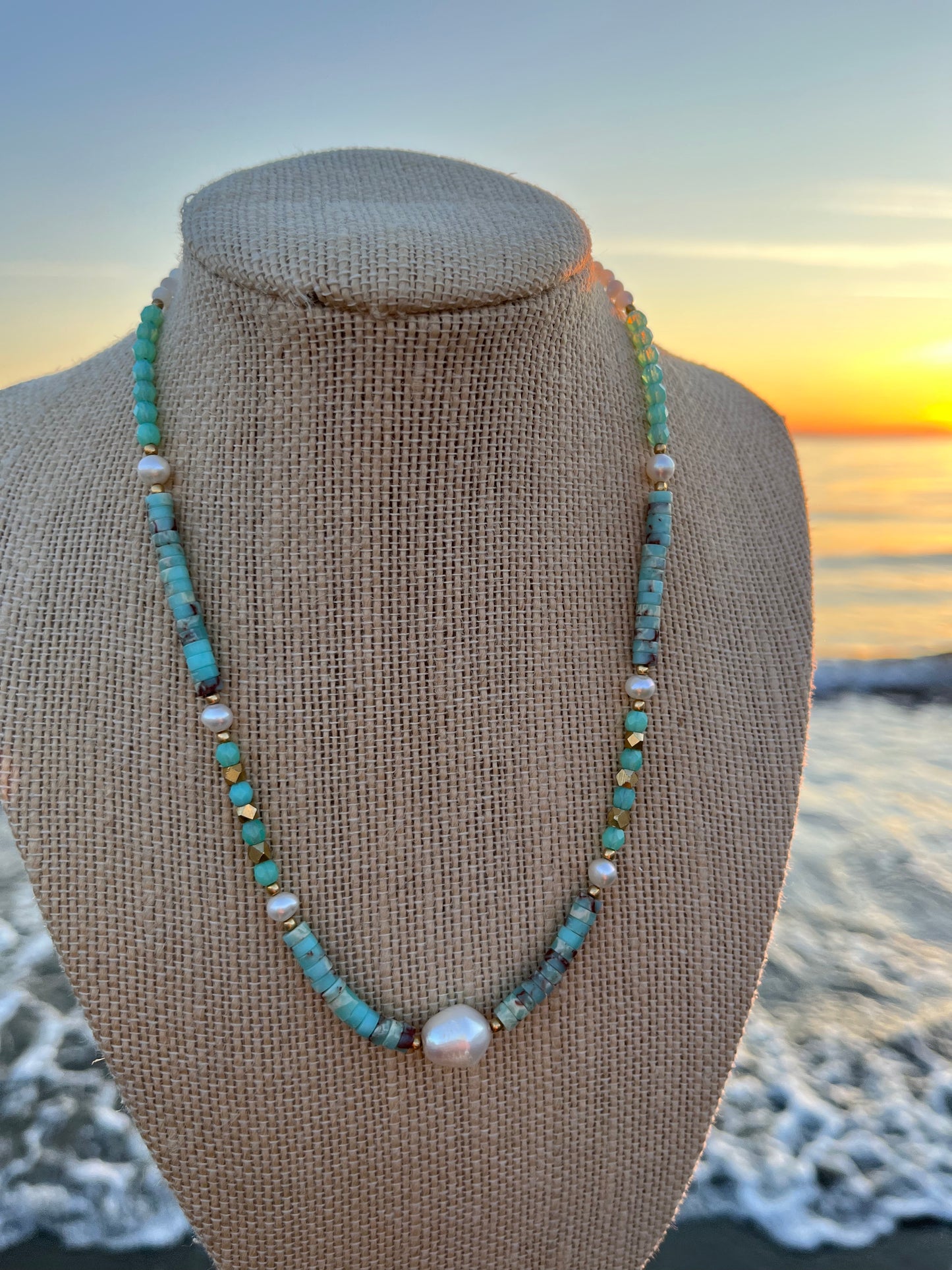 Pearls of Paradise Aqua Seas Necklace