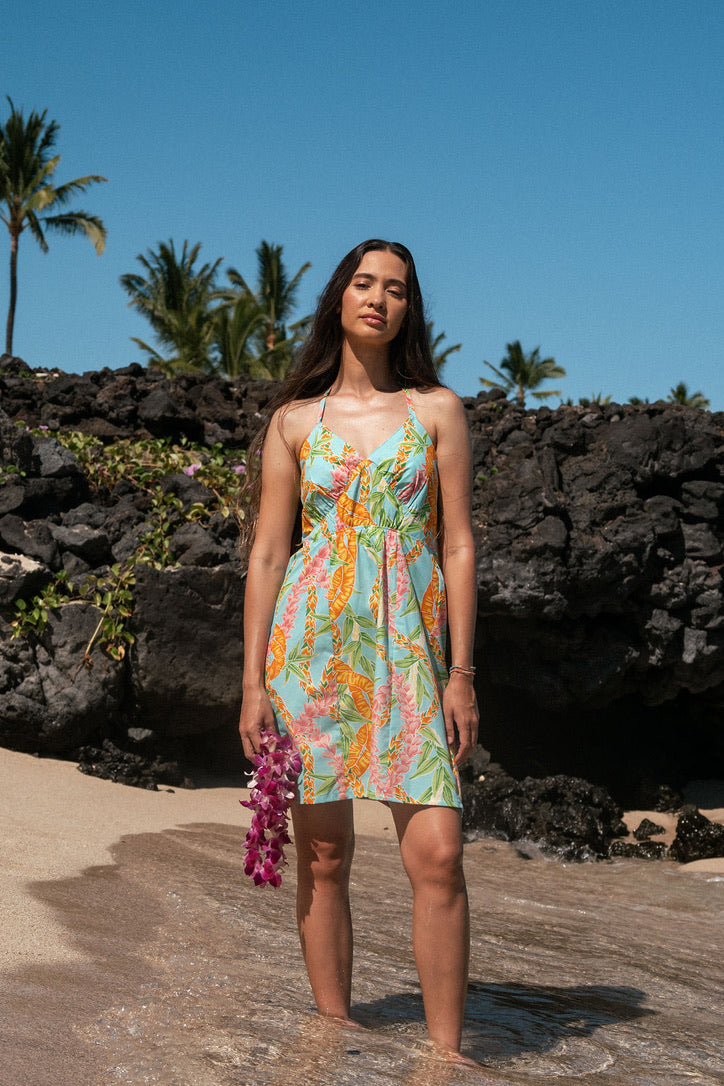 Sparrow & Lilly Aloha Halter Dress