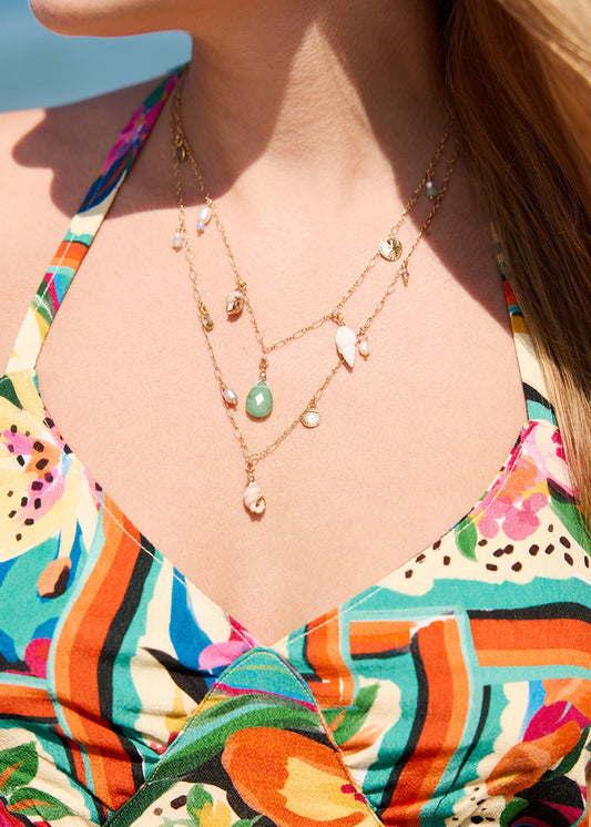 Sparrow & Lilly Aloha Charm Necklace