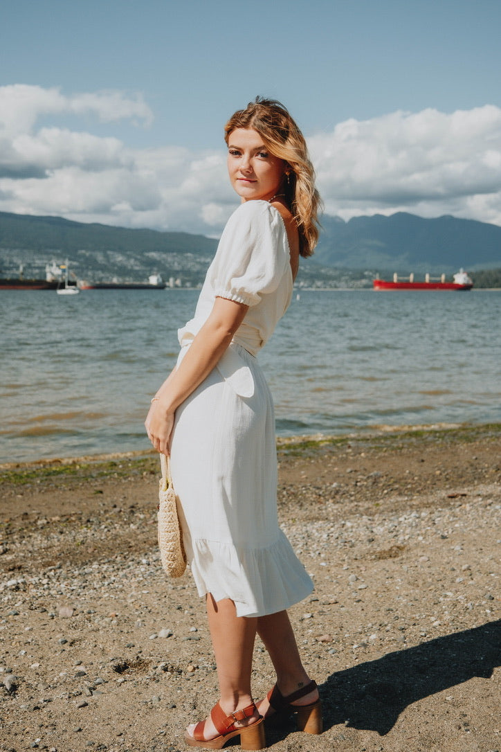 Sparrow & Lilly The Linen Lilly Dress