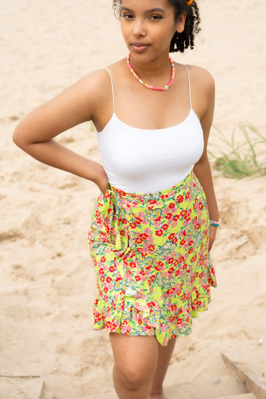 Sparrow & Lilly Short Wrap Skirt