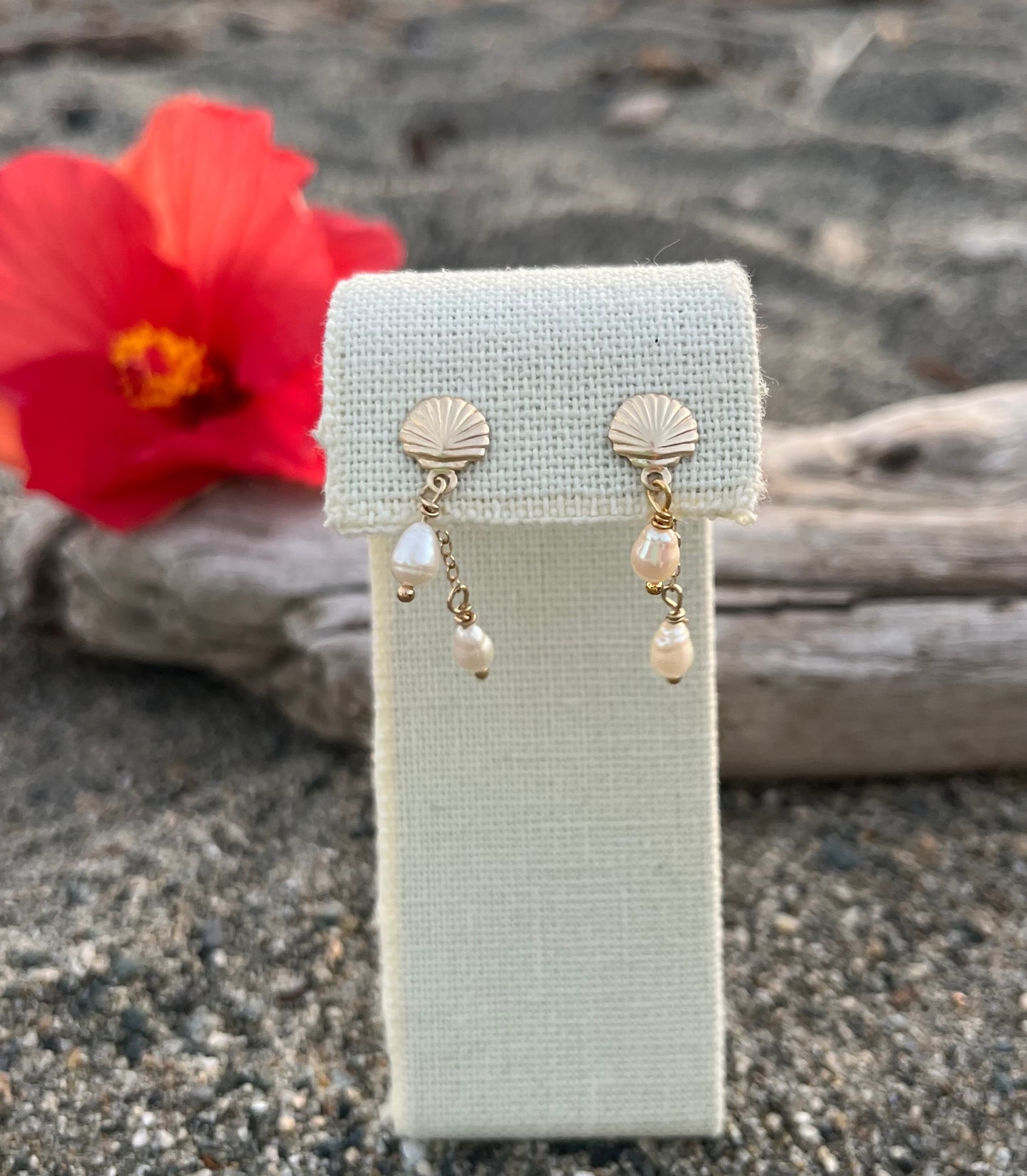 Sparrow & Lilly Tahiti Earrings - Pearl Drop