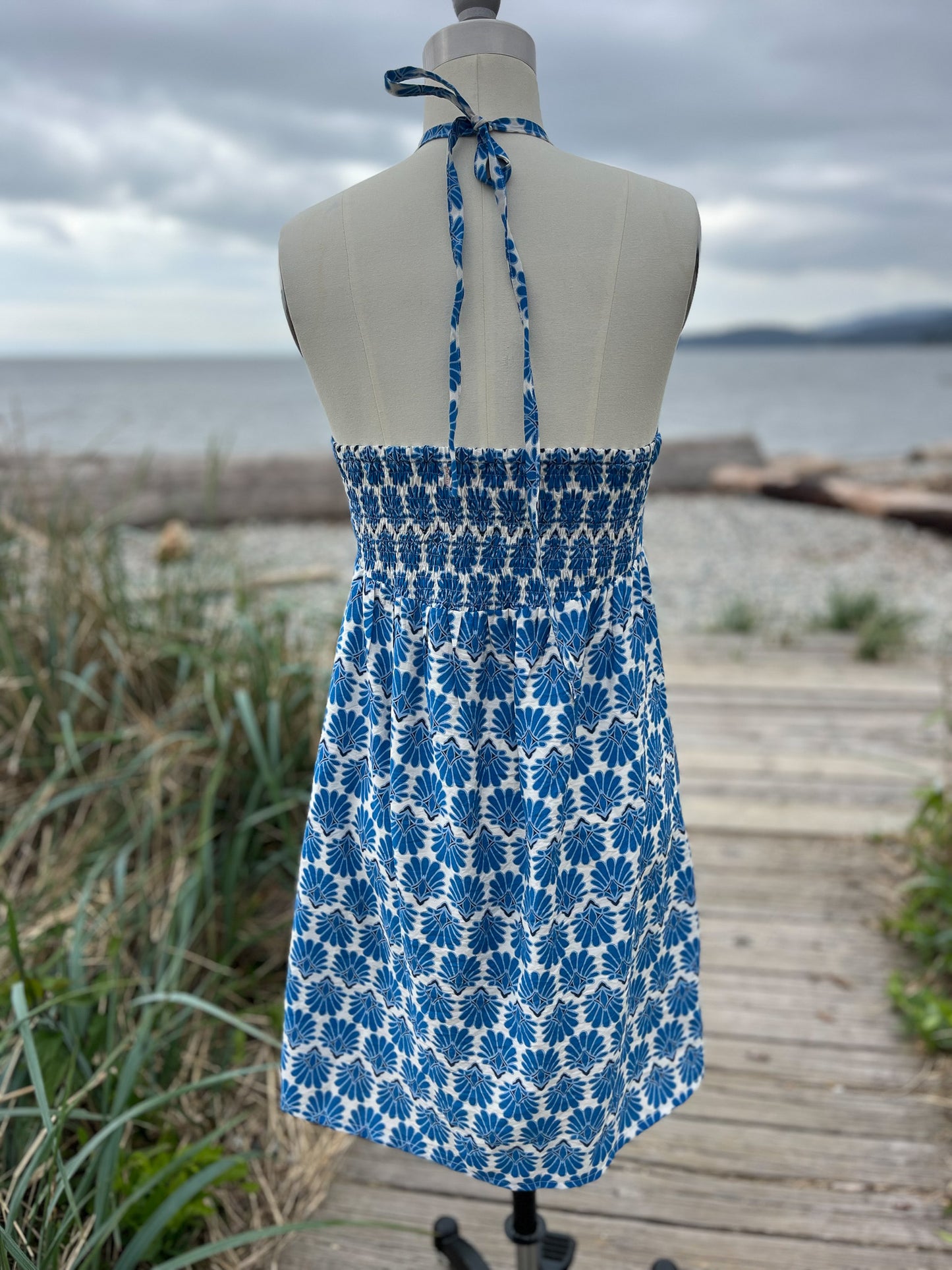 Sparrow & Lilly She Sells Seashells Halter Dress