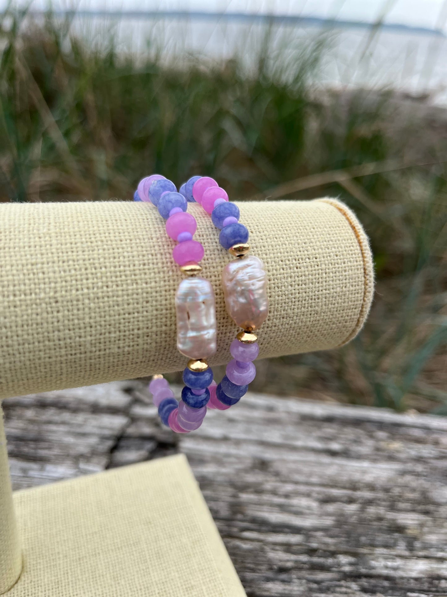 Sparrow & Lilly Coastal Pearl Jade Bracelet