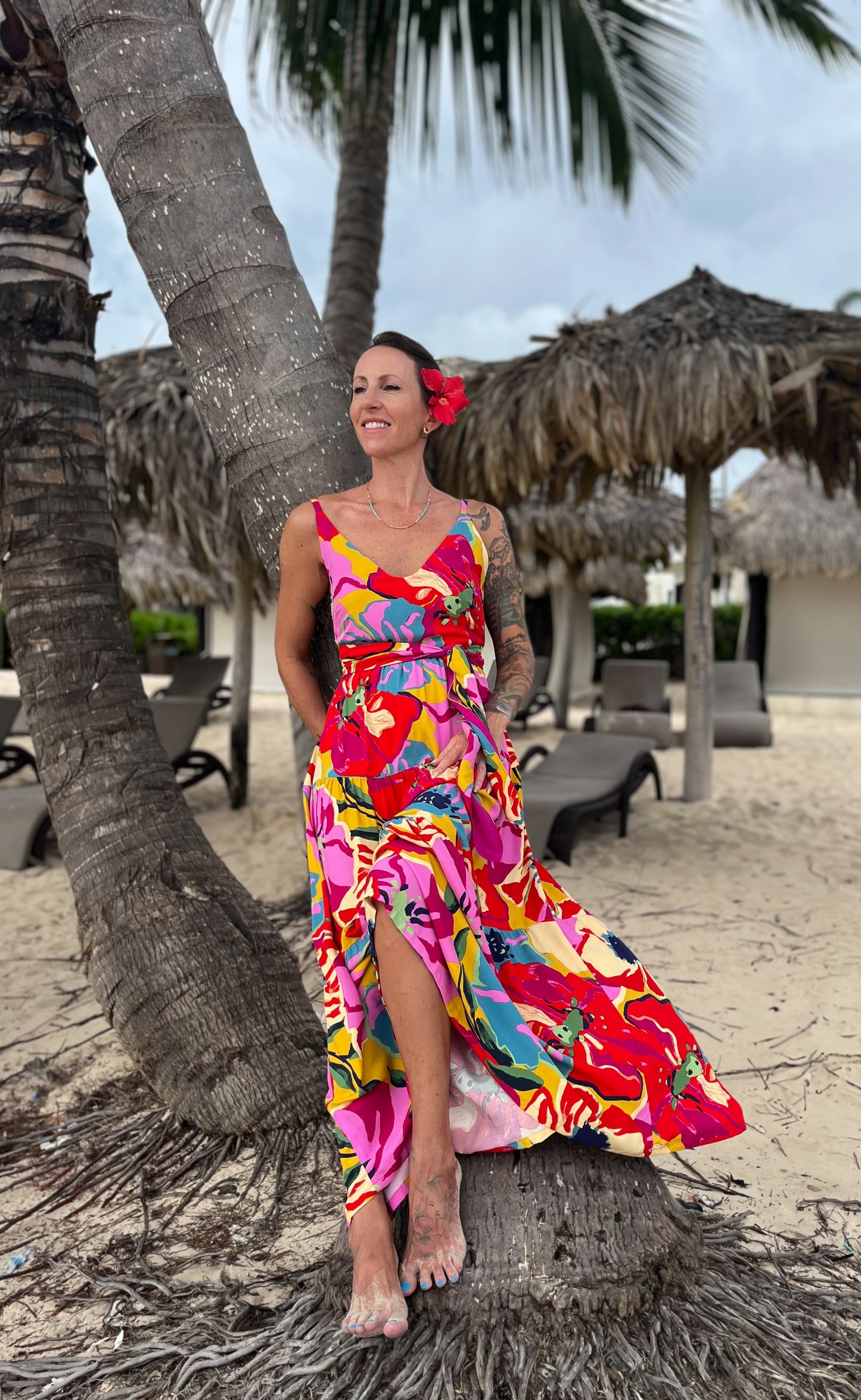 Sparrow & Lilly Pacifica Maxi Dress Tropicana