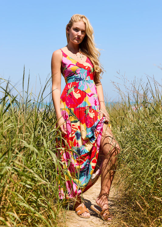 Sparrow & Lilly Pacifica Maxi Dress Tropicana