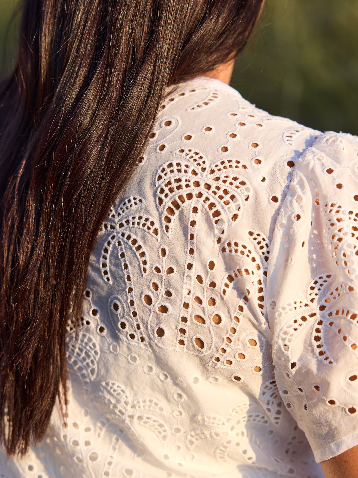 Sparrow & Lilly Embroidered Palm Blouse