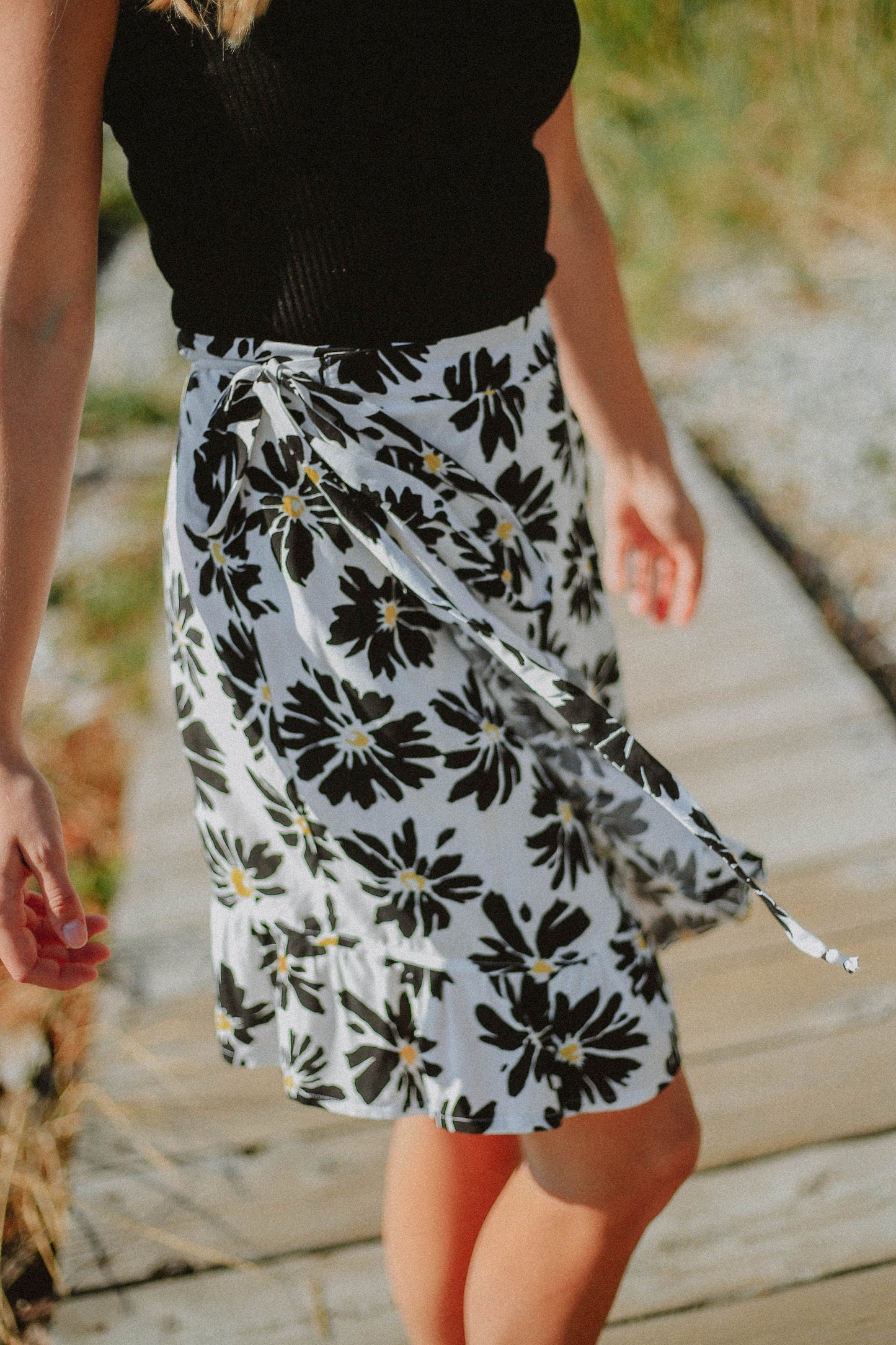 Sparrow & Lilly Sunny Daisy Ruffle Wrap Skirt